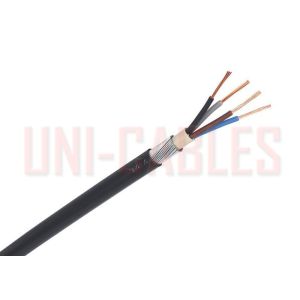 Buy cheap Type 6944X 4 Core SWA Cable BS5467 XLPE Galvanized Mild Steel Wires from wholesalers