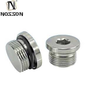 Stainless Steel Pipe Plug DIN908 Hex Socket Head Screw Plugs Internal Drive