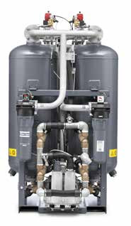 Microprocessor Controlled Industrial Desiccant Air Dryers With Single Phase