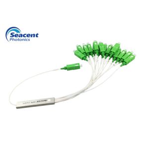 PLC Mini 1x16 Optical Splitter Stable Polarization For Passive Optical Network