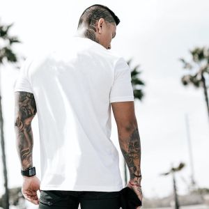 Buy cheap Custom Printed Long Men Plus Size Cotton Gym Sport Tee T Shirt from wholesalers