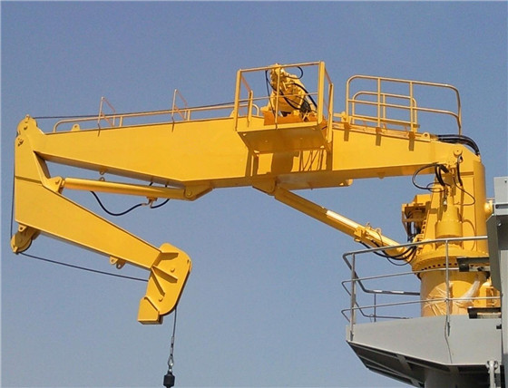 Quality Hydraulic Knuckle Boom Marine Ship Deck Crane for sale