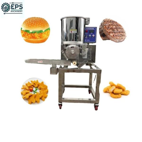 Automatic Hamburger Patty Forming Machine with Thermal Processing Meat Grinder