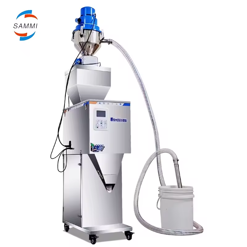 Buy cheap 50-3000g Automatic Weigh Machines Tea Granules Powders Sachet Weighing Filling Machine Packing Machine with automatic feeding from wholesalers