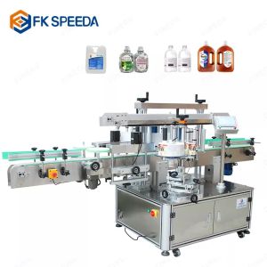 Buy cheap FK911 High Speed Automatic 2 Side Labeling Machine for Round Bottle Sticker Placement from wholesalers