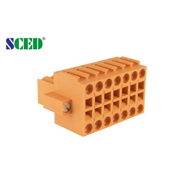 Buy cheap Plug Female Sockets Pitch 3.50mm Plug-in Terminal Block 300V 8A 2 x 2P - 22 x 2P from wholesalers