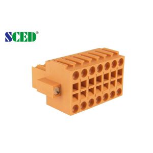 Buy cheap Plug Female Sockets Pitch 3.50mm Plug-in Terminal Block 300V 8A 2 x 2P - 22 x 2P from wholesalers