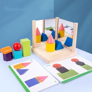 Buy cheap Shape Color Cognition Matching Mirror Blocks Early Learning Toys For 2 Year Olds from wholesalers