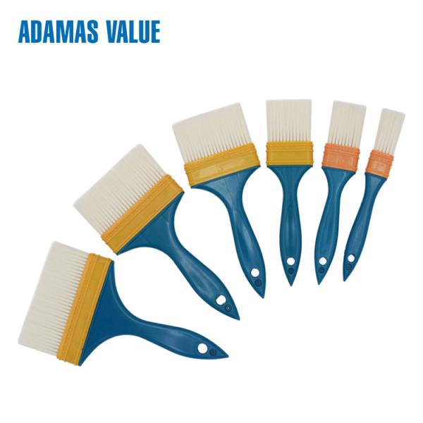 Buy cheap Plastic Handle Synthetic Paint Brush Flat Brush 45-47mm Length Out from wholesalers
