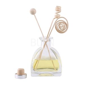 Customized Pure Glass Aromatherapy Bottle Diffuser Cylinder With Lid