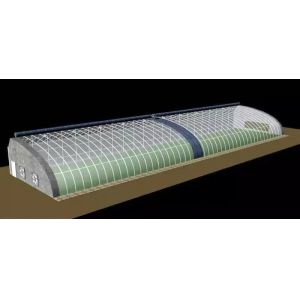 Buy cheap Traditional Film Solar Greenhouse Large and Durable for Vegetable Cultivation from wholesalers