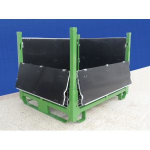 Buy cheap Durable 	Collapsible Wire Container Large Load Capacity With PP Sheets from wholesalers