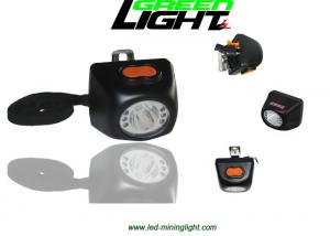 Buy cheap Small Size LED Miners Cap Lamp 8000LUX 221lum Brightness With Digital Screen product