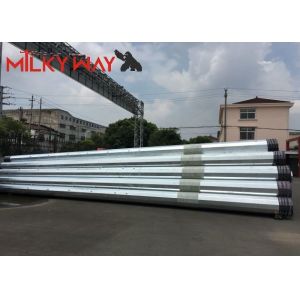Buy cheap 15M 6mm Thickness Customized Power Transmission Poles Galvanized Steel from wholesalers