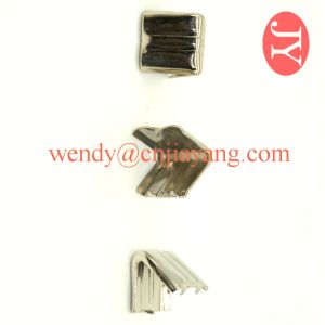 Ribbon end clips silver plating ribbon end clips crimp