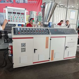 Buy cheap PLC Control System Plastic Pipe Extruder Machine Customized Conduit Manufacturing from wholesalers