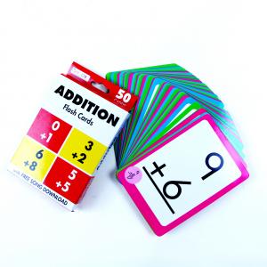 Buy cheap Addition Children'S Learning Flash Cards , Playing Game Cards 90*130mm product