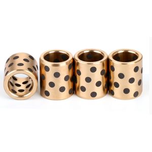 Buy cheap Graphite Inlaid Oiless Gunmetal Solid Lubricant Bearings  Bronze Bushings NORMAL METRIC BUSHING from wholesalers