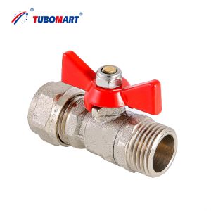 Buy cheap Brass Gas Mini Valve in Customized BSP/NPT Thread and Brass Color Nickel Plated for Gas Distribution System Reliability from wholesalers
