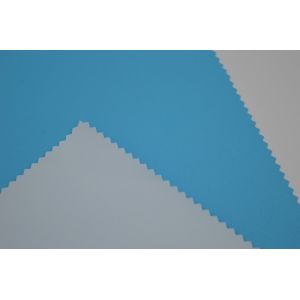 Poly 58" 3000mm Polyester Pongee Fabric PU Milky Coated