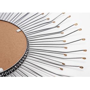 Buy cheap Sunburst Dotted Metal Wall Art Mirror from wholesalers
