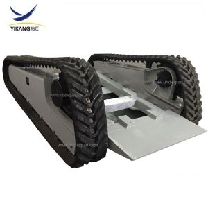 Best price 3 tons rubber track undercarriage for crawler fire fighting robot