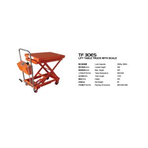 Buy cheap AA4C Lift Table Truck With Scale Weighing Lift Table​ TF30ES from wholesalers