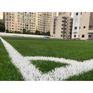 Buy cheap Dtex Stem Shape Artificial Football Turf For Disease Resistance from wholesalers