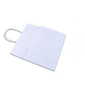 Buy cheap Handle Kraft Paper Handbag Durable Pantone Take Away Food Bag from wholesalers