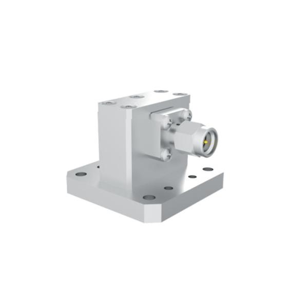 7.5GHz~18GHz WRD650 To SMA Male Right Angle Waveguide To Coax Adapter SMA/WRD750