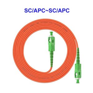 Buy cheap Multimode Duplex Optical Fiber Patch Cable OM1 OM2 SC APC To SC APC from wholesalers