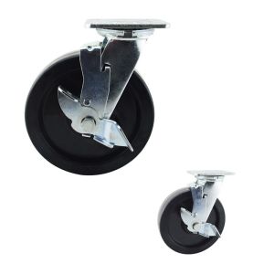 Buy cheap OEM Lockable Side Braked 200mm Heavy Duty Swivel Plate Casters from wholesalers