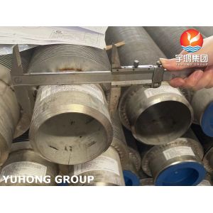 Buy cheap ASTM A376 TP347H HF Welding Fin Tubes With Grade 11 13 Cr Fins For Furnaces from wholesalers