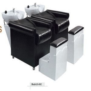 Quality model shampoo bed with ceramic basin E-002 for sale