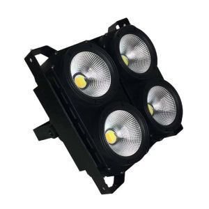 IP20 COB LED Blinder 4x100W Warm White & Cool White 2IN1 Color DMX512 Control