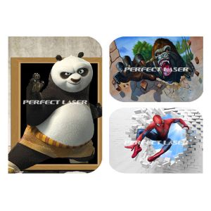 Buy cheap 11.6 Inch Pad Automatic Vertical Wall Printer Machine Colorful 3d Wall Painting Putty Machine With Two Print Heads from wholesalers