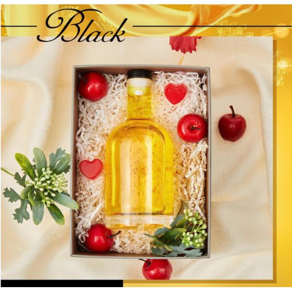 Acceptable Customer's Logo Clear Glass Bottle for Gin and Whisky 12 oz Customied Color