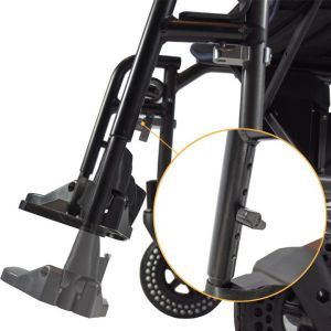Buy cheap Lithium Battery Lightweight Foldable Wheelchair 125kg Load With Brushless from wholesalers