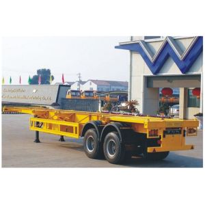 Buy cheap 40 FT 2 axle skeletal container semi-trailer from wholesalers