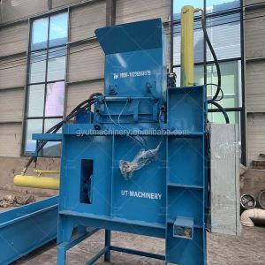 Buy cheap Wood Shaving Compress Packing Machine 2100 KG Horizontal Sawdust Baler Machine With Great from wholesalers
