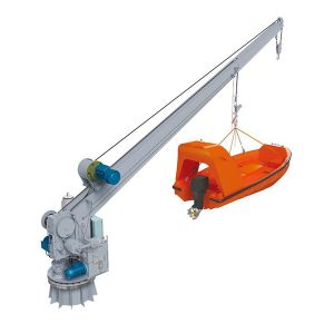 Buy cheap IACS Approved SOLAS 21-35KN Single Arm Slewing Davit For Rescue Boat And Liferaft from wholesalers