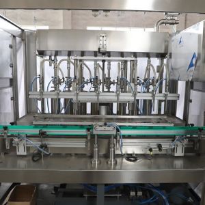 Servo Motor Piston Honey / Sauce Bottle Filling Machine Automatic