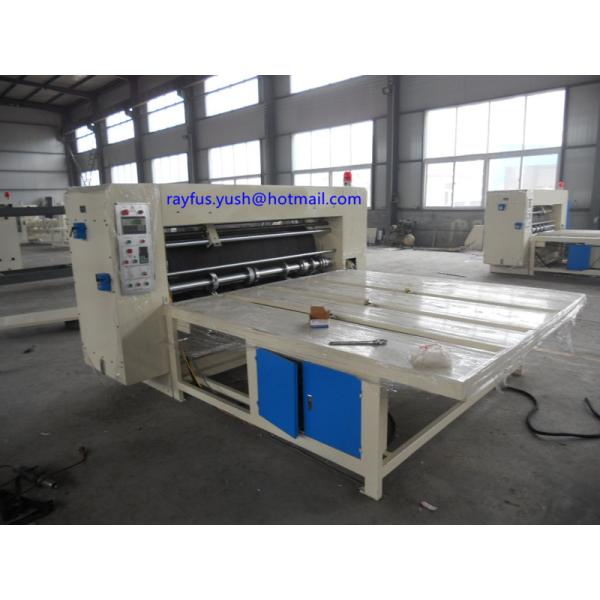 Chain Feeding Rotary Cutting Machine With Removable Slotting Device Creasing