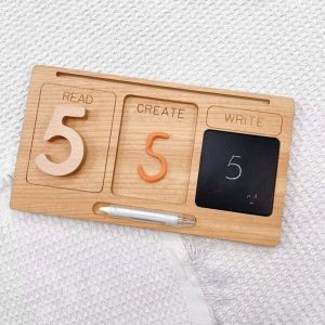 Montessori Early Education Toys Number Tracing Board Learning Penmanship