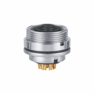 Buy cheap Soldering Type M16 5 Pin Connector Panel Mount Socket Reliability Test from wholesalers