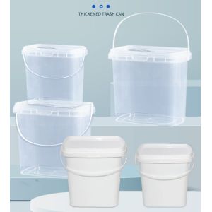 Buy cheap Woven Bag PE Bag Packaging Square Plastic Pail With Toys from wholesalers