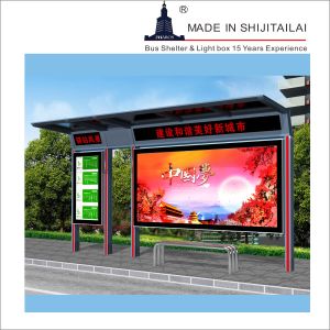 Buy cheap Rain Proof BV 6mm Glass Prefabricated Bus Shelters from wholesalers