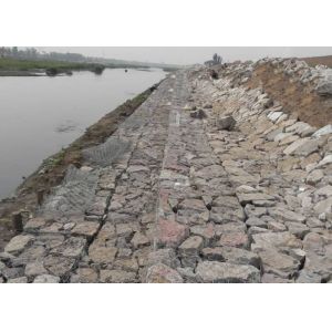 Buy cheap Galvanized >270g 3.05mm River Bank Gabion Mesh from wholesalers