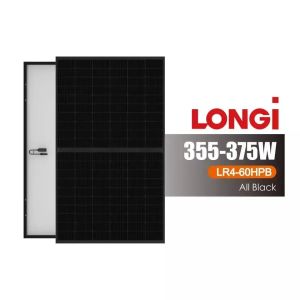 Buy cheap TAINUO Longi Himo 4m LR4-60HPB All Black Mono Panel Solar 365W 370W 375W Solar PV Module from wholesalers