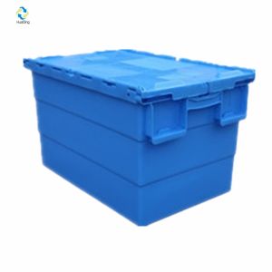 China Foldable plastic box storage container stackable and nestable storage bin on sale